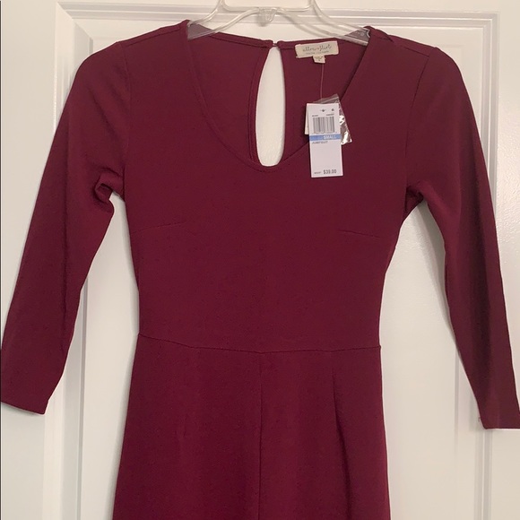 Women Juniors small Ultra Flirt Cabernet jumpsuit - Picture 1 of 5